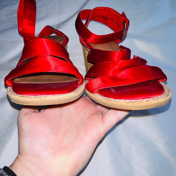 Jeffrey Campbell X Free People Sandals - Women's Size 10 - Satin‎ Straps - Picture 7 of 12